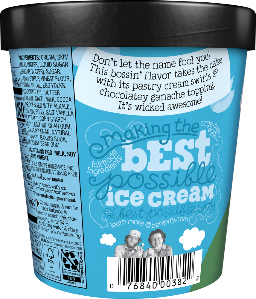 Ben & Jerry's Topped Ice Cream, Bossin' Cream Pie