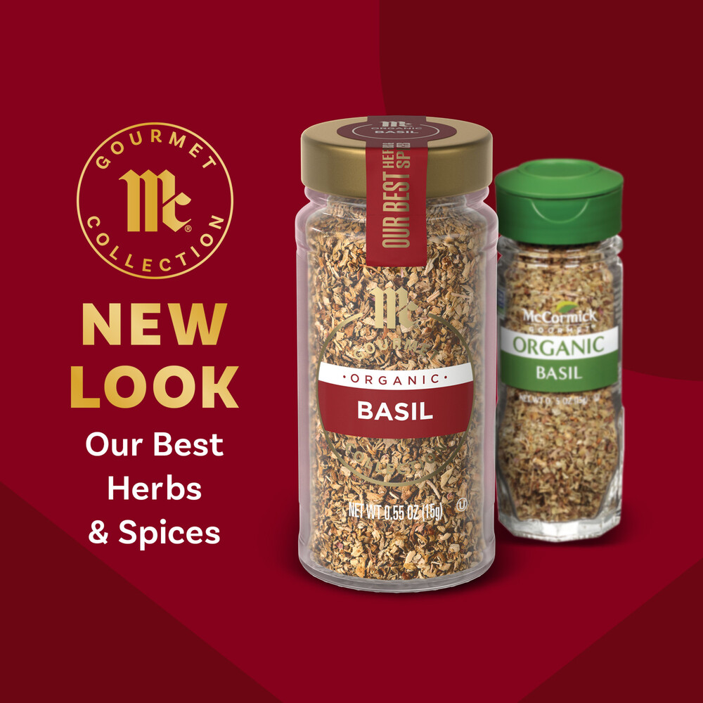 McCormick Gourmet Organic Basil Leaves-Lifestyle