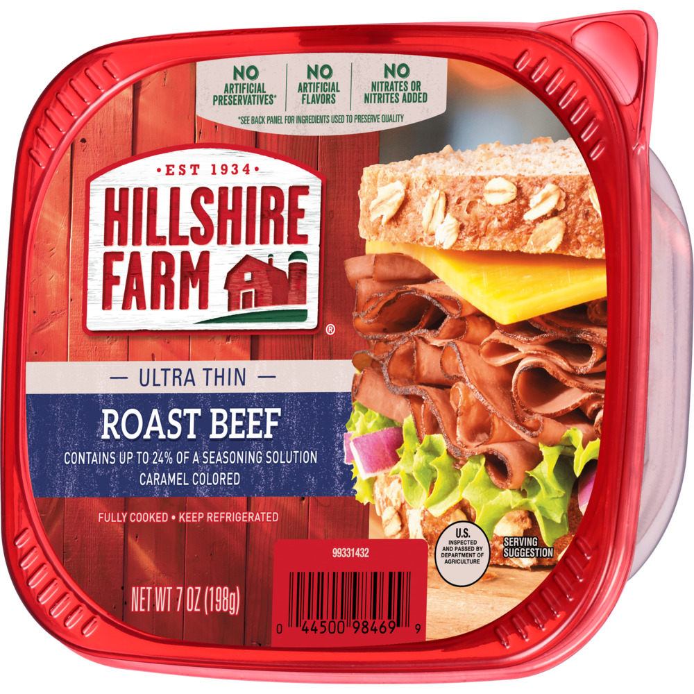 Hillshire Farm Ultra Thin Sliced Roast Beef Sandwich Meat-Planogram-Left