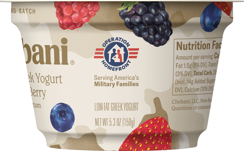 Chobani Yogurt, LowFat, Greek, Mixed BerryPlanogramRight