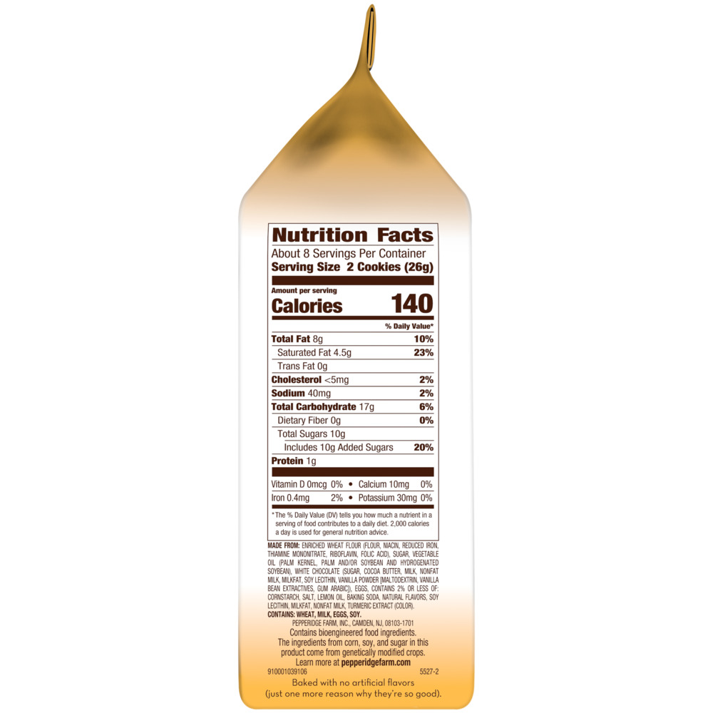 Pepperidge Farm® Milano® White Chocolate Lemon Flavored Cookies