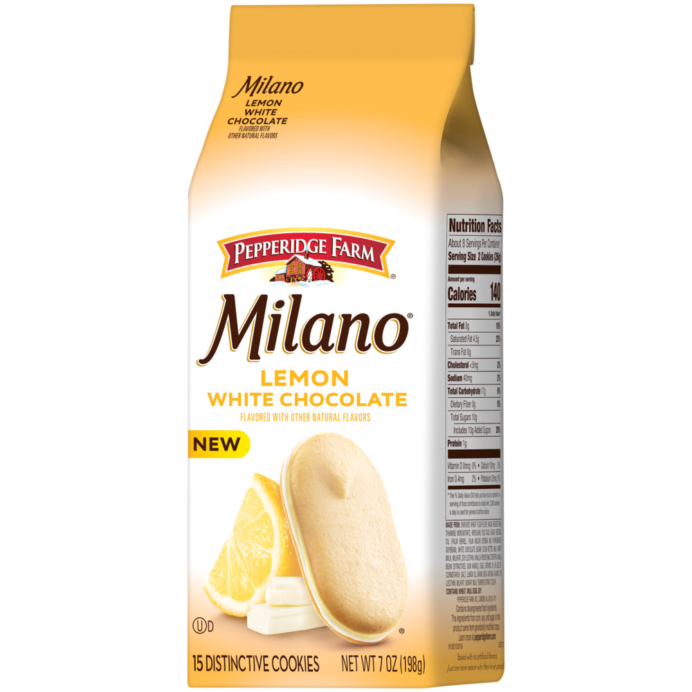 Pepperidge Farm® Milano® White Chocolate Lemon Flavored Cookies
