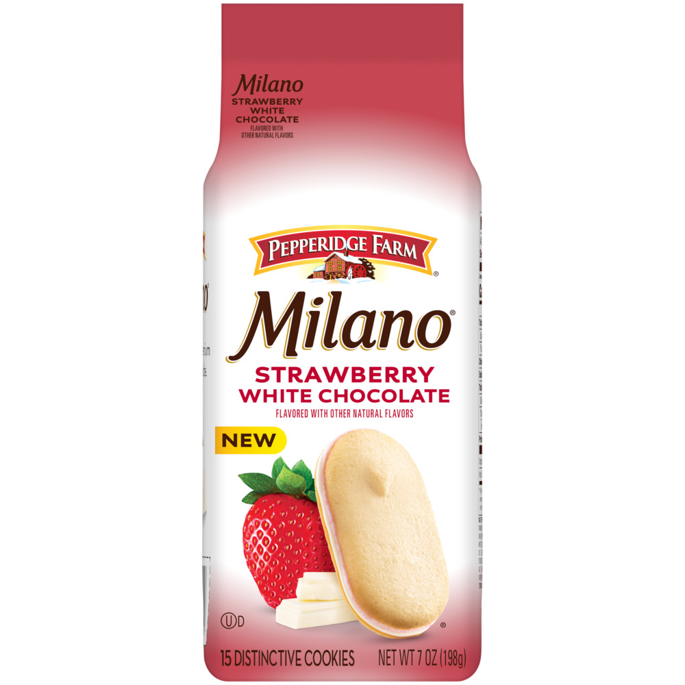 Pepperidge Farm® Milano® White Chocolate Strawberry Flavored Cookies