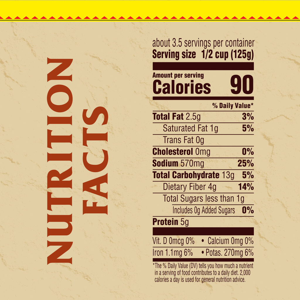 Rosarita Refried Beans, Smooth, Restaurant StyleNutritionFacts