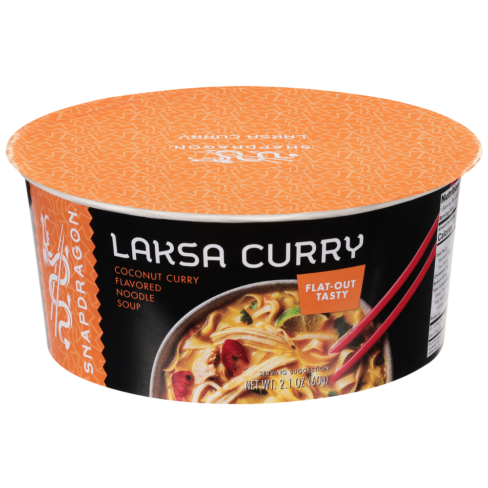 Snapdragon Laksa Curry Instant Noodle Soup - 2.1 oz