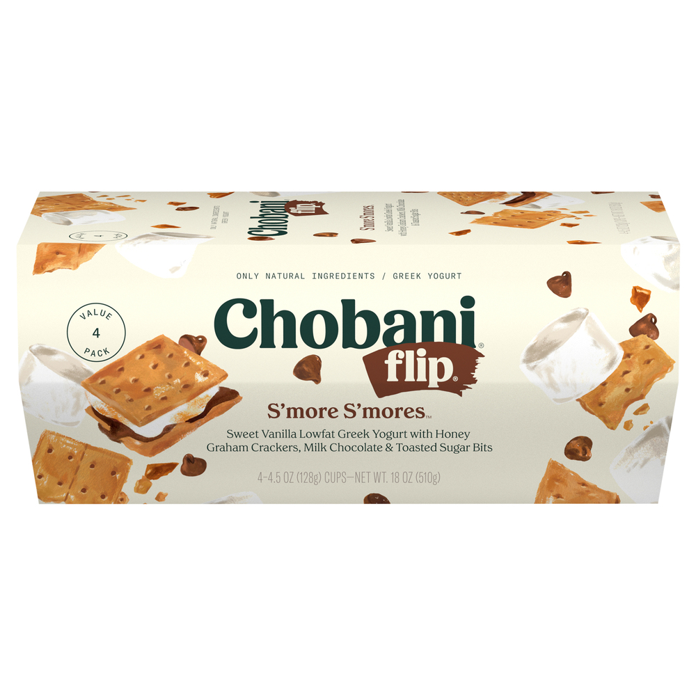 MONETTE UNITY FLG2-7 359 ほぼ新品 Chobani Flip Value 4 Pack S'more S'mores Greek Yogurt