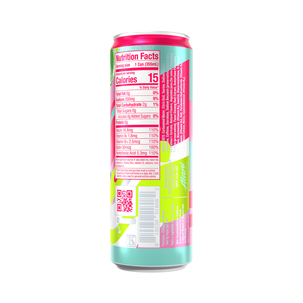 Alani Nu Cherry Twist Energy Drink-Planogram-Back