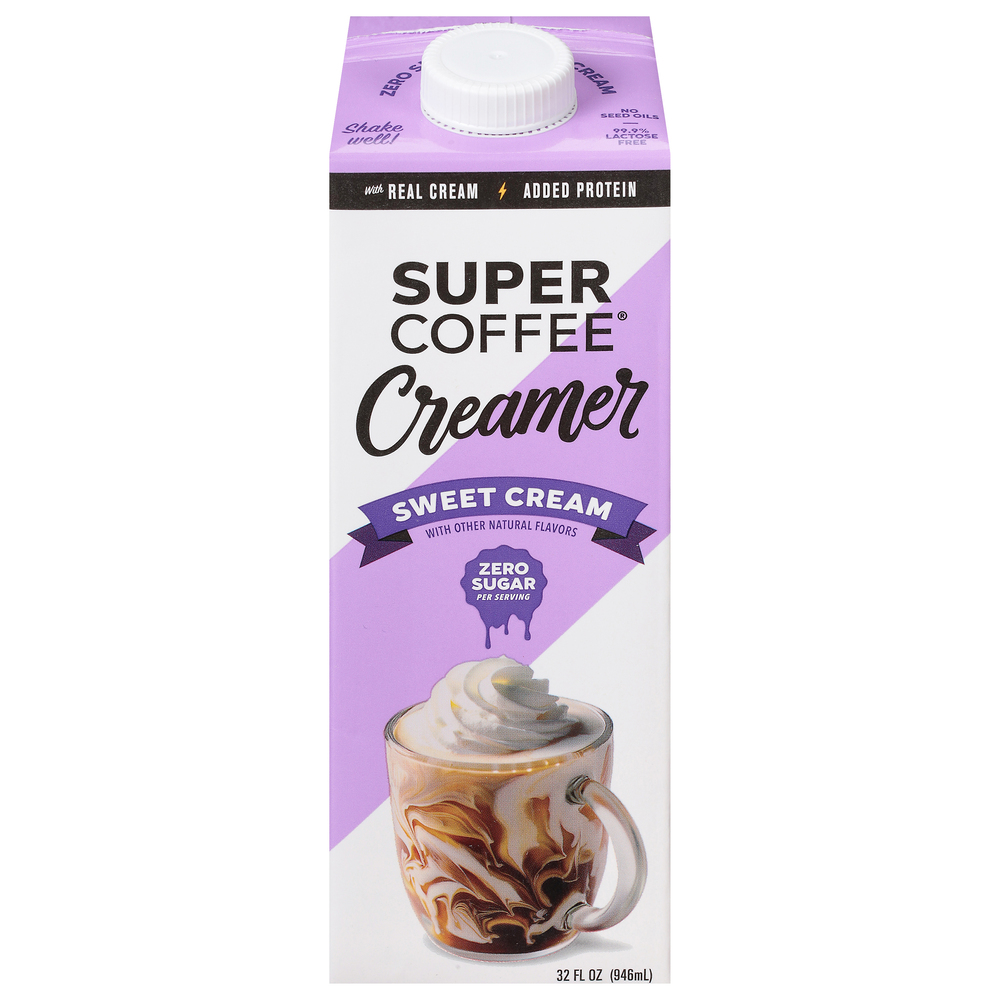 sugar＆cream Super Coffee Creamer, Zero Sugar, Sweet Cream