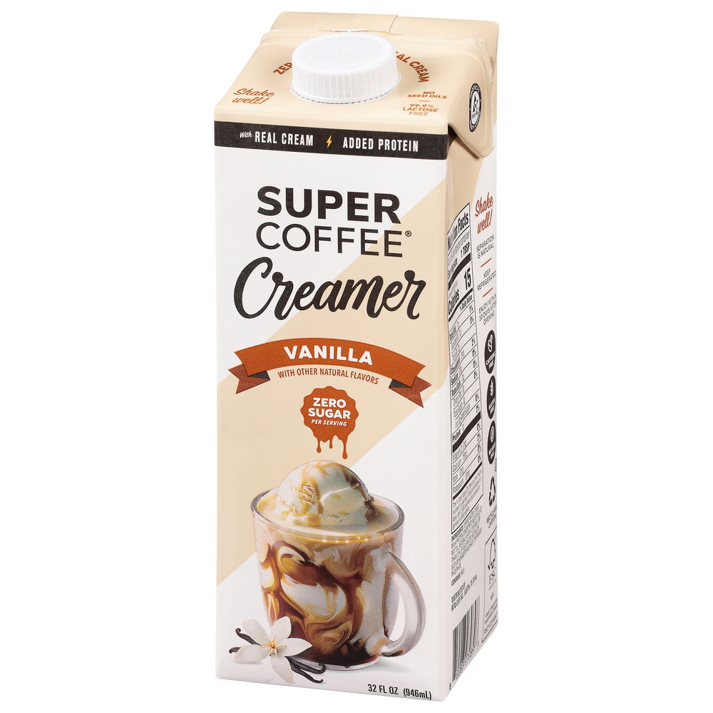 Super Coffee Creamer, Zero Sugar, Vanilla