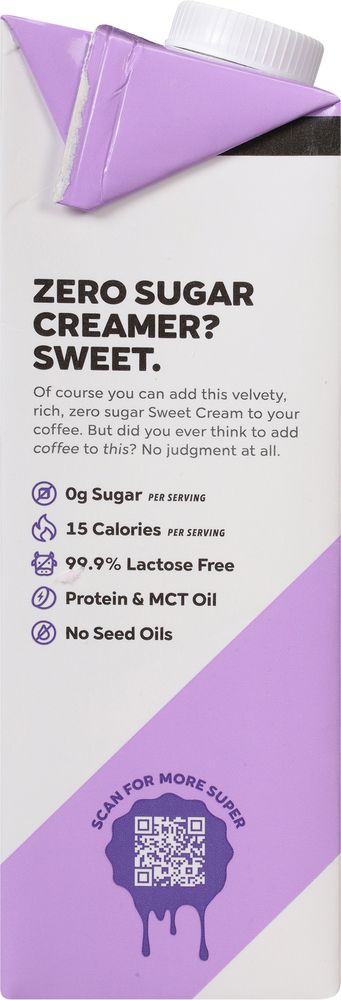 Super Coffee Creamer, Zero Sugar, Sweet Cream