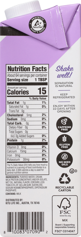 Super Coffee Creamer, Zero Sugar, Sweet Cream