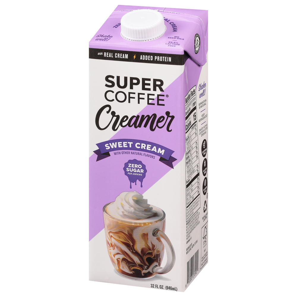 Super Coffee Creamer, Zero Sugar, Sweet Cream