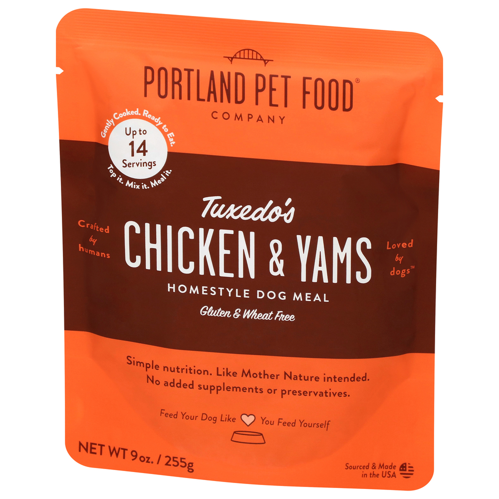 Portland Pet Food Company Tuxedo's Chicken & Yams Homestyle Dog Meal