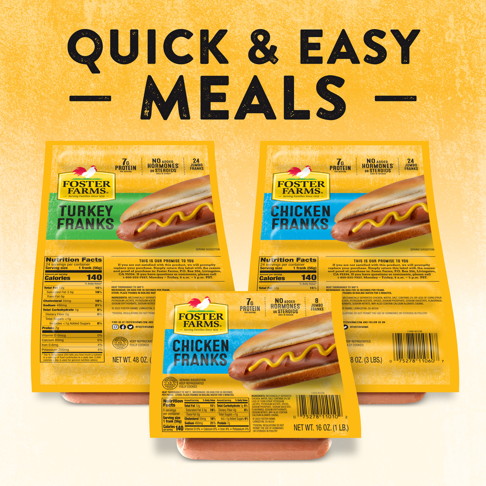 Foster Farms Franks, Chicken