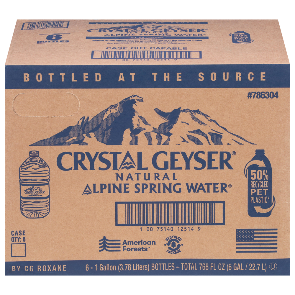 Crystal Geyser Alpine Spring Water, Natural-Main