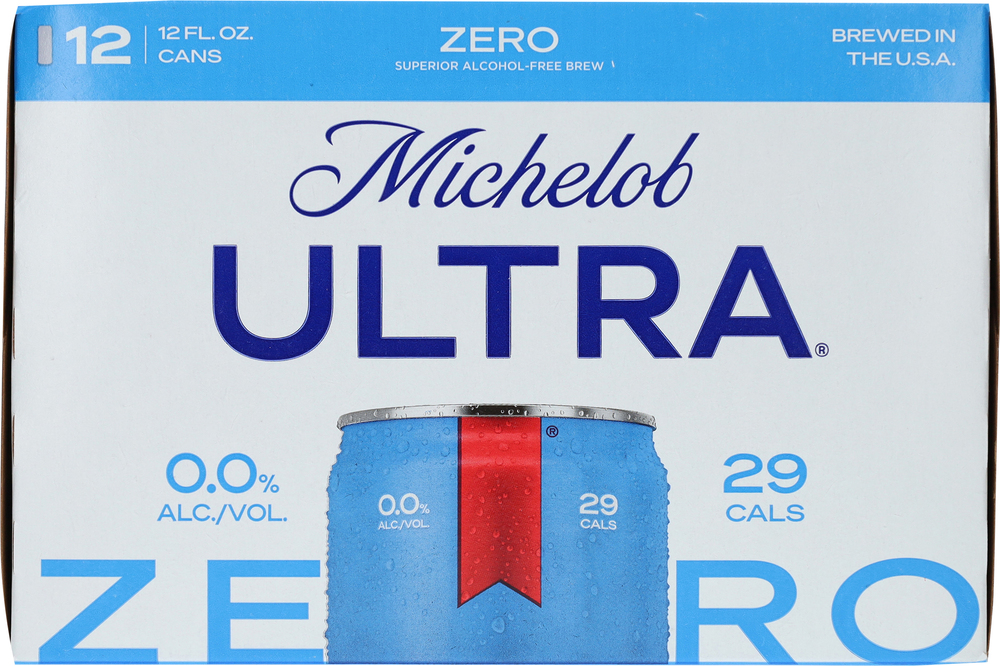 Michelob Ultra Zero Alcohol-Free Malt Beverage-Planogram-Back