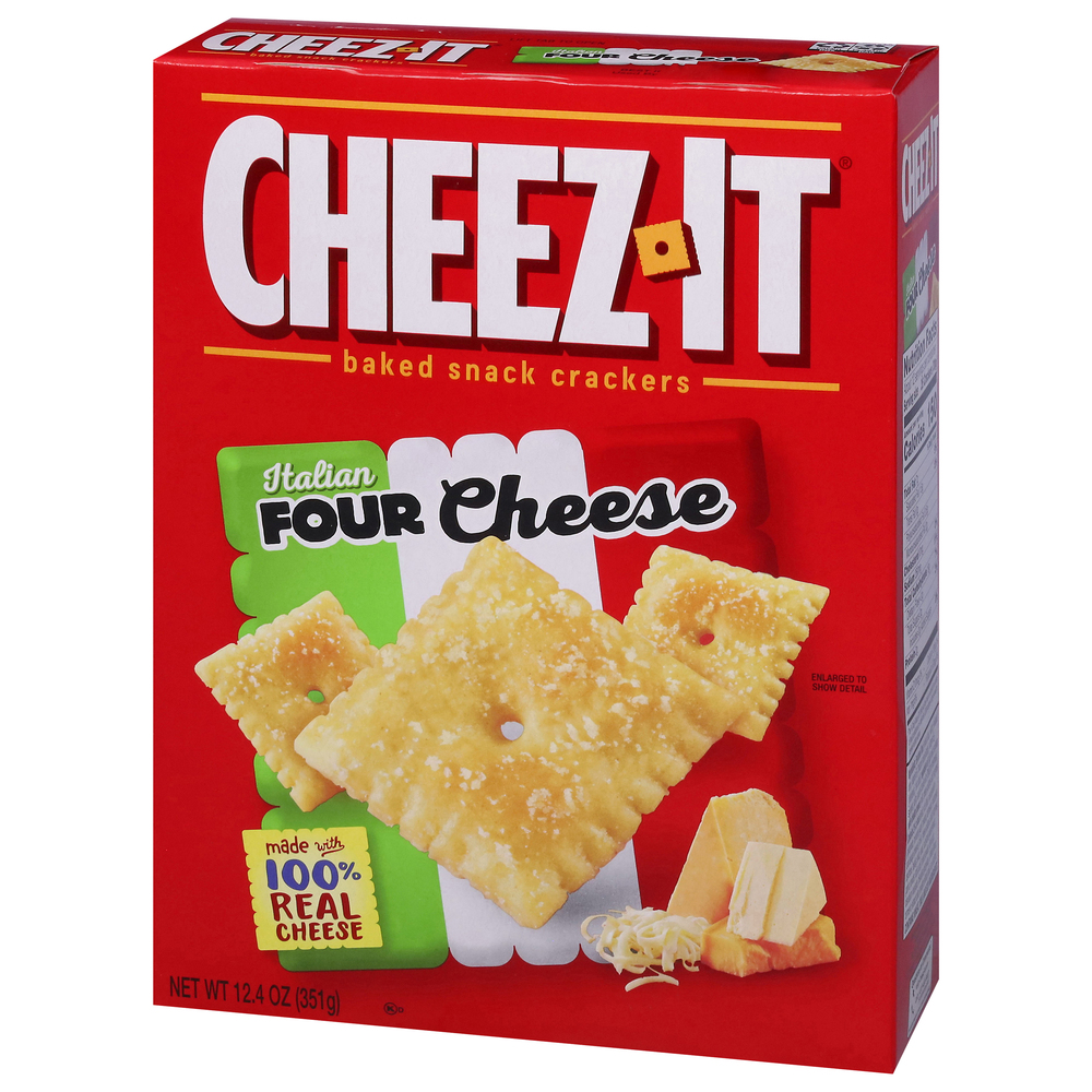 安いそれに目立つ Crackers, Snack Baked Cheez-It Italian Size Pantry Cheese, Four その他