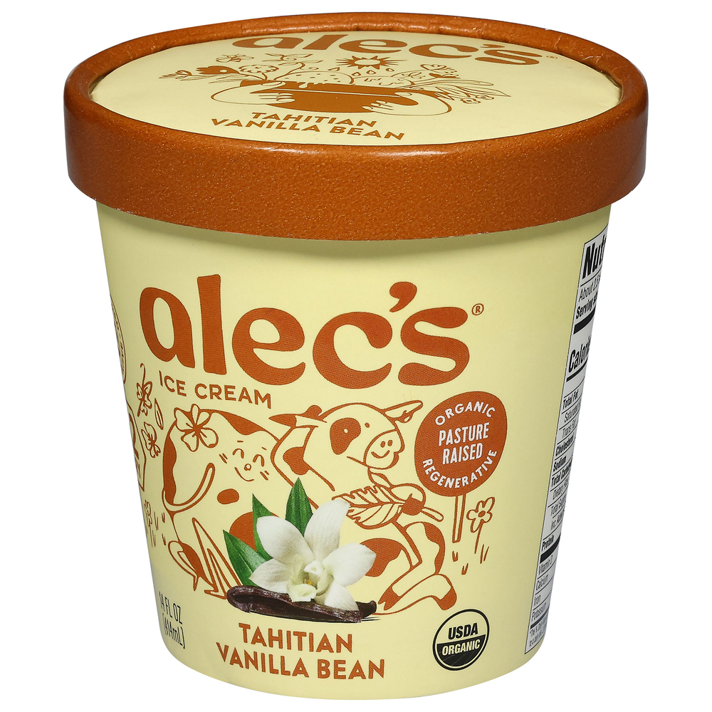 えんじぇらロイヤルクリーム (玄光石入り) Alec's Ice Cream, Tahitian Vanilla Bean