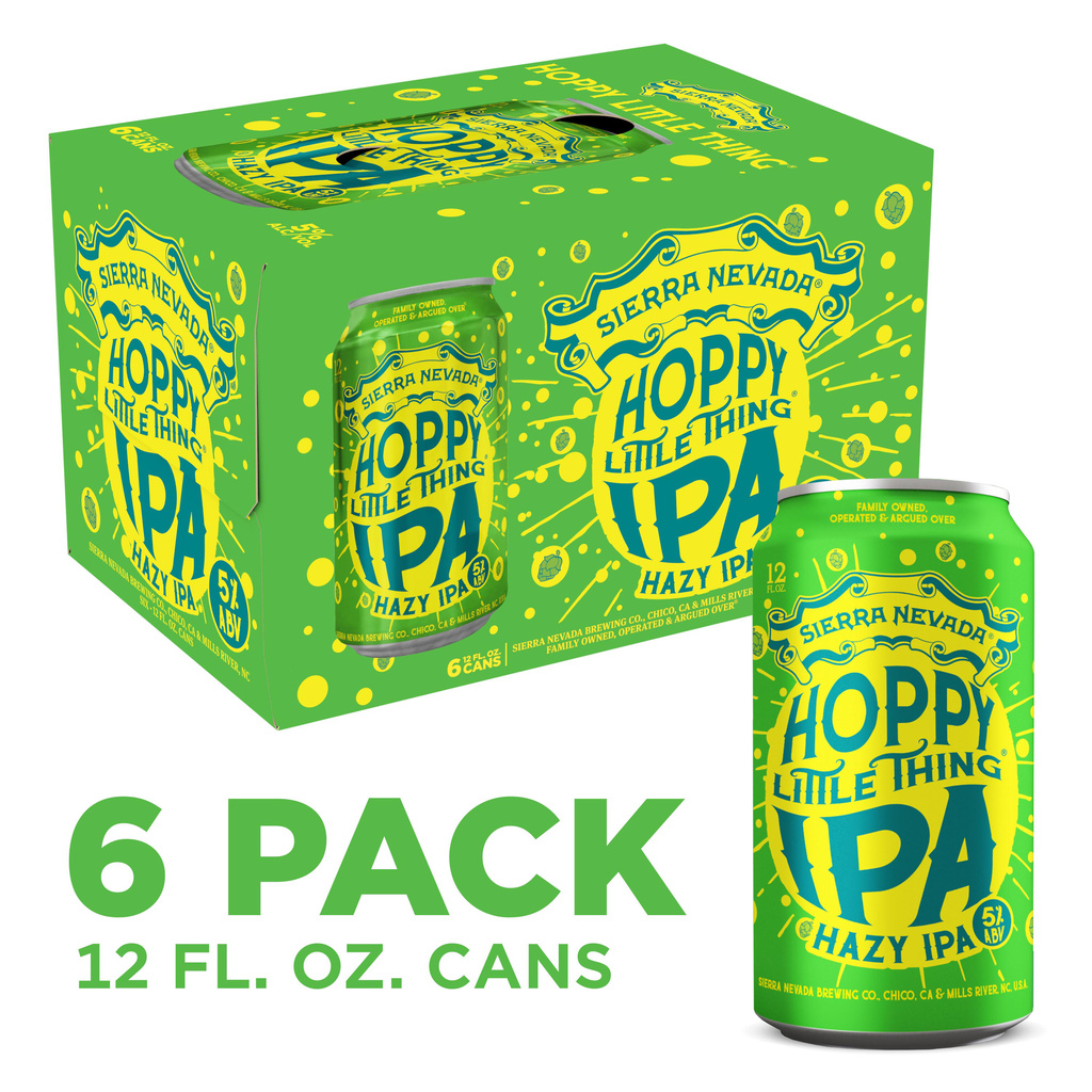 Sierra Nevada Beer, Hazy IPA, Hoppy Little Thing