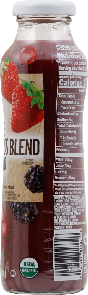 Cold Food Raley's Raley's Purely Made Organic Cold-pressed Berry Blend Juice-Planogram-Right