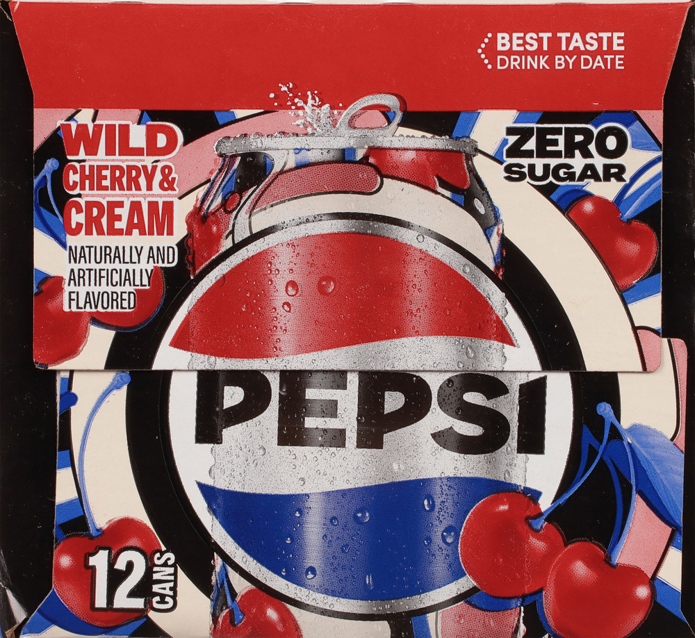 Pepsi Zero Sugar Wild Cherry & Cream Cola