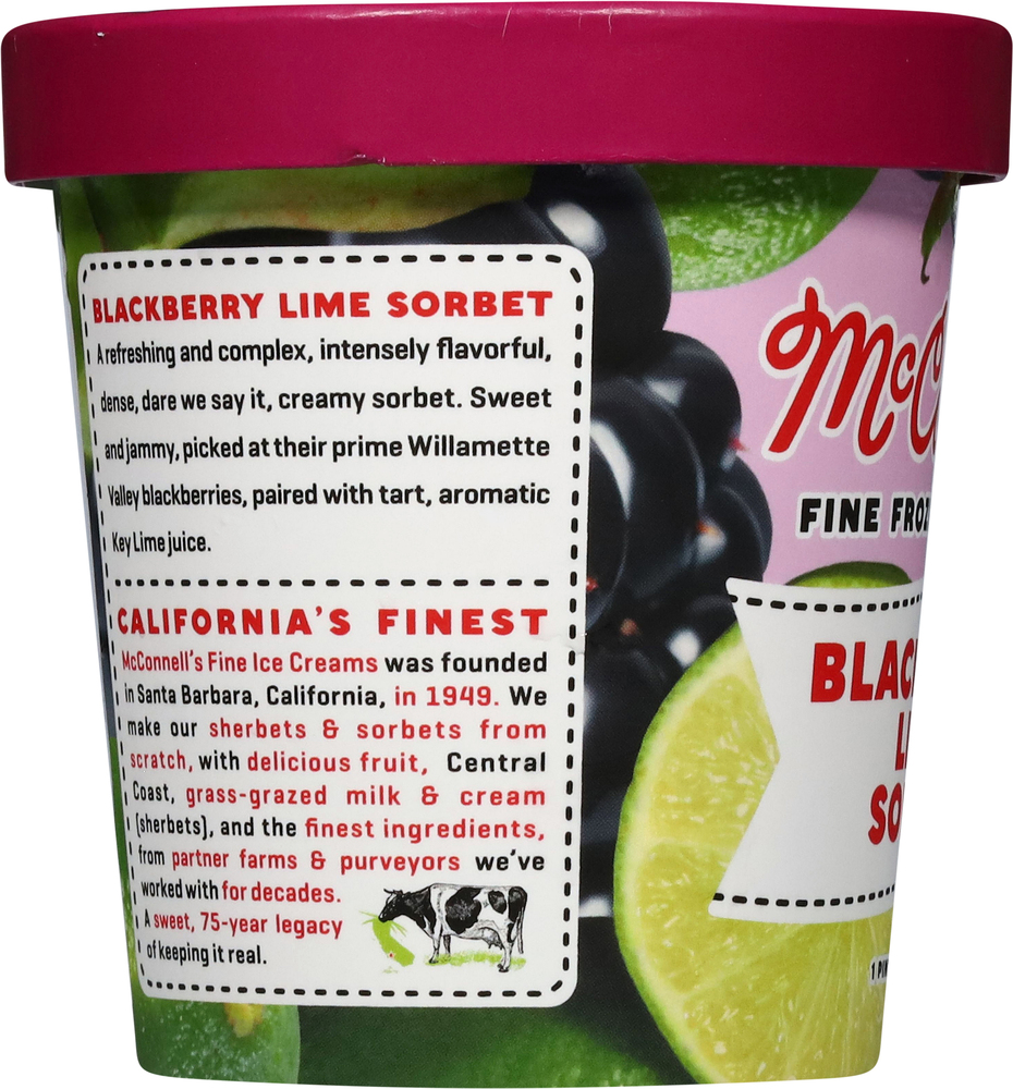 McConnell's Blackberry Lime Sorbet