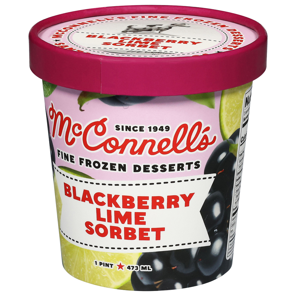 McConnell's Blackberry Lime Sorbet