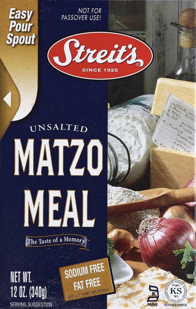 Streit's Matzo Meal, Unsalted