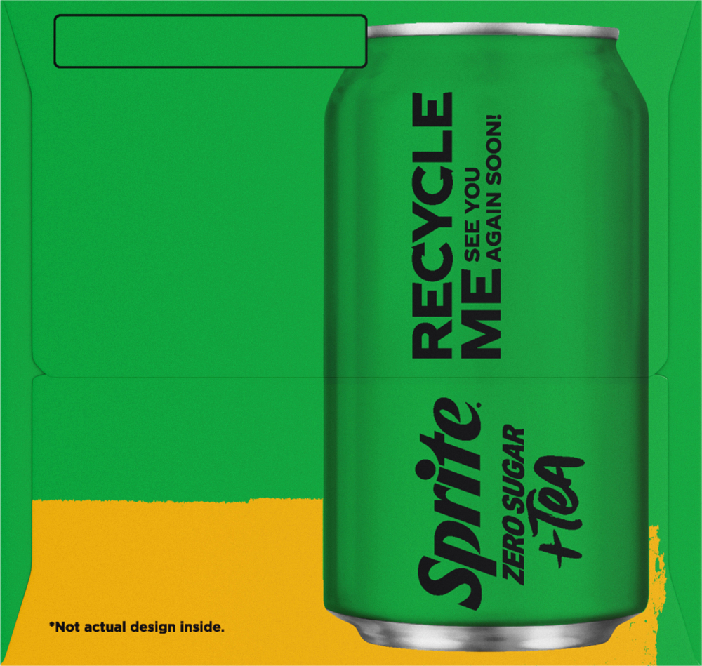 Sprite Soda, +Tea, Zero Sugar