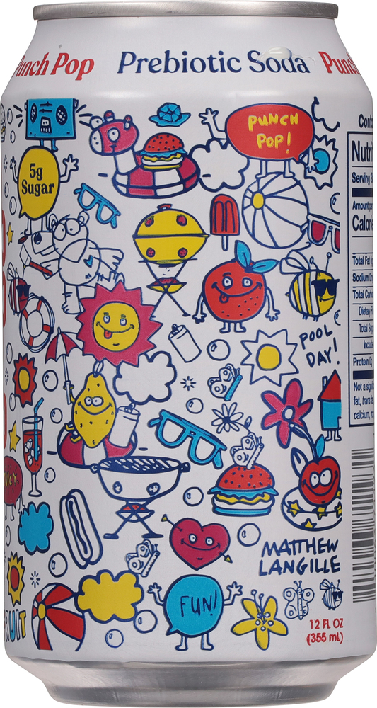 popopoページ Poppi Prebiotic Punch Pop Soda