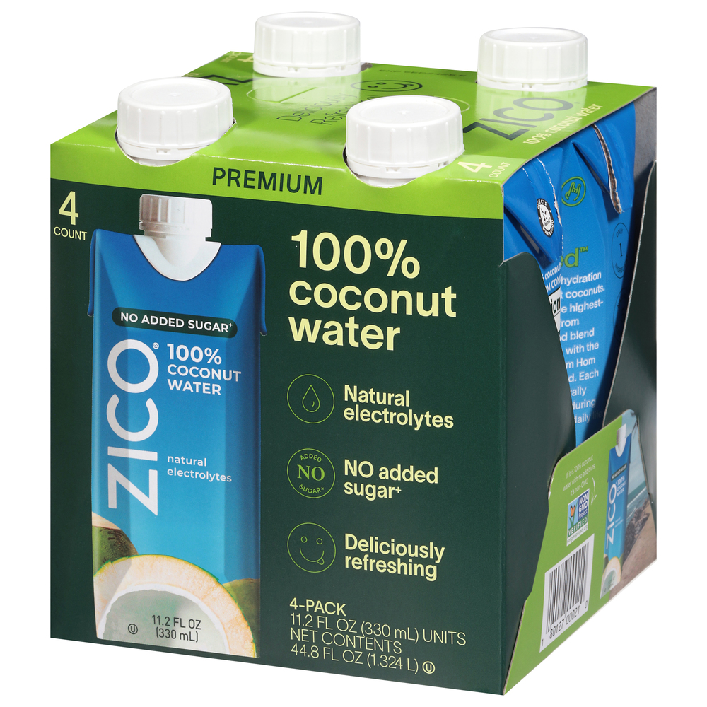 Zico No Added Sugar Premium 100% Coconut Water