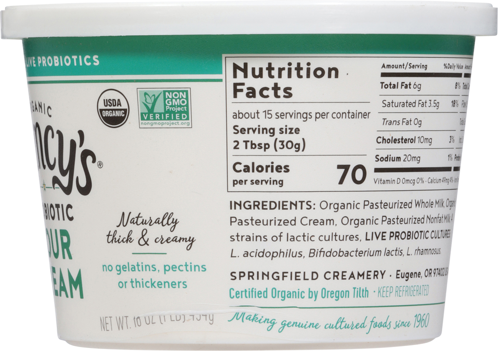 Nancy's Organic Probiotic Sour Cream