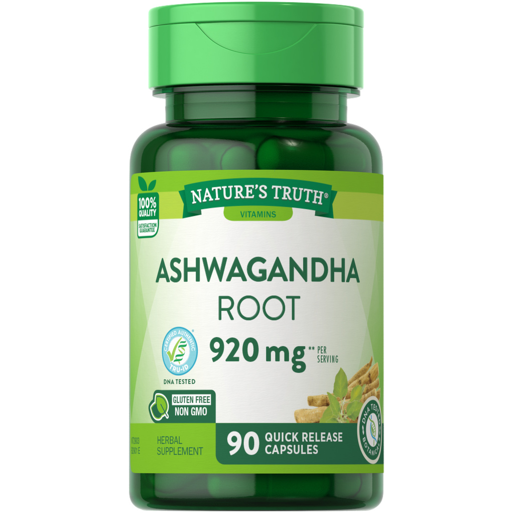 Nature's Truth Traditional Herb Capsules 920 mg Ashwagandha Root