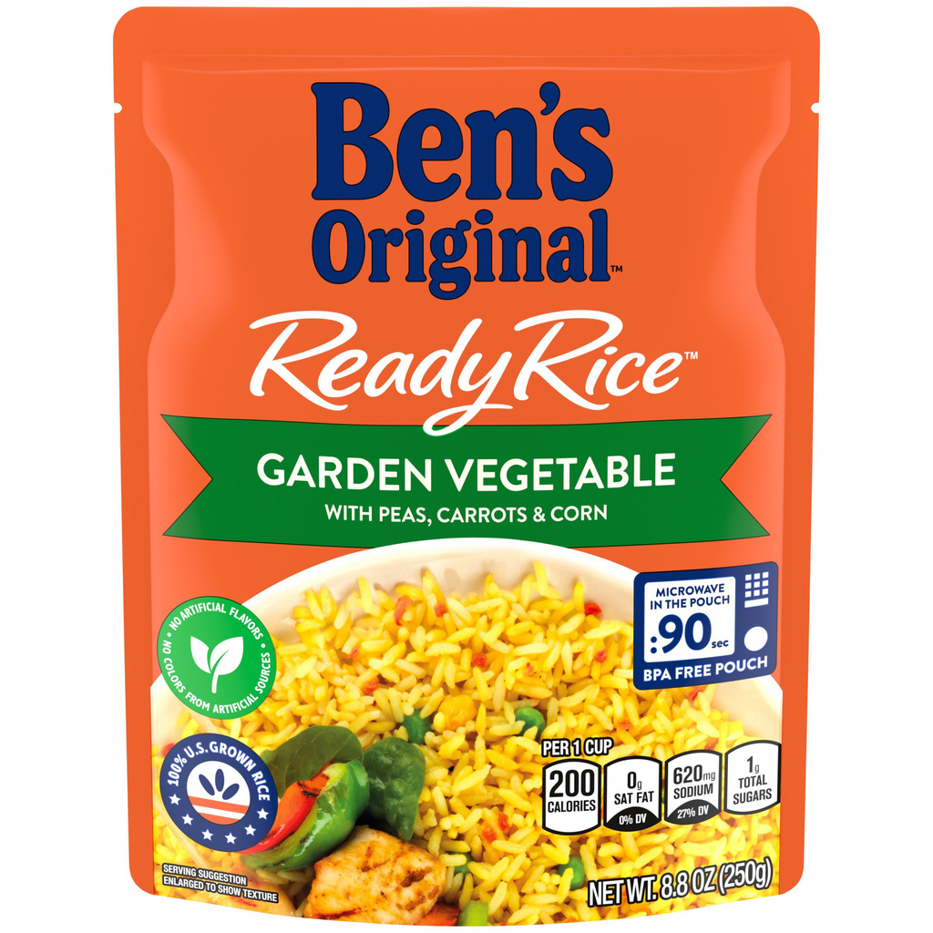 Ben's Original Ready Rice Rice, Garden Vegetable-Main