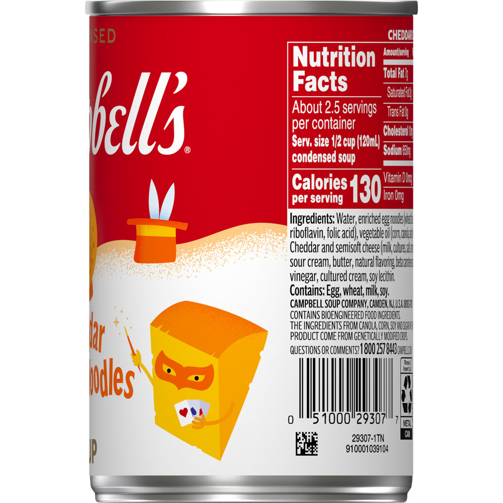 Campbell's® Condensed Cheddar Cheesy Noodle Soup