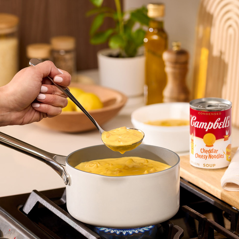 Campbell's® Condensed Cheddar Cheesy Noodle Soup