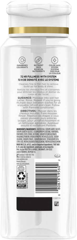 Pantene Pro V Shampoo Volume Body
