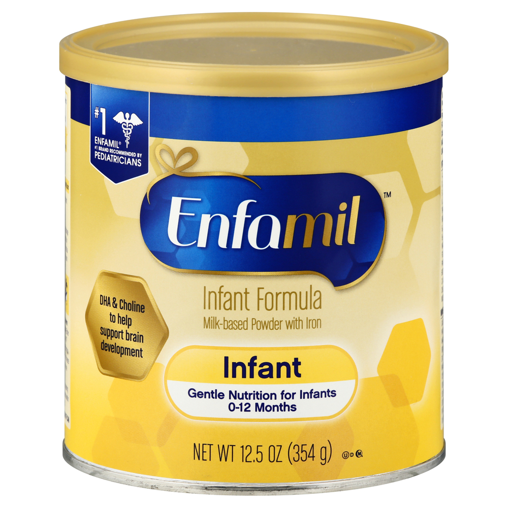 Enfamil Infant Formula, Milk-Based Powder with Iron, 0-12 Months