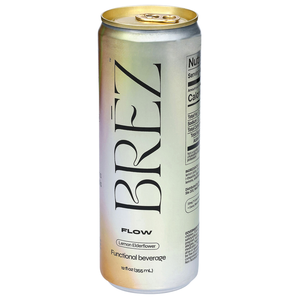 Brez Flow Lemon Elderflower Functional Beverage
