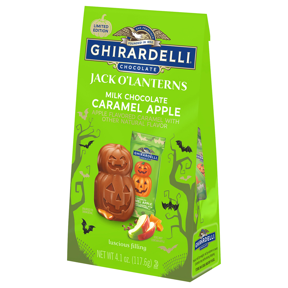 Ghirardelli Jack O'Lanterns Caramel Apple Milk Chocolate