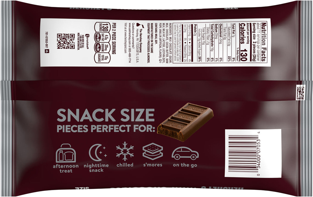 Hershey's Milk Chocolate Snack Size