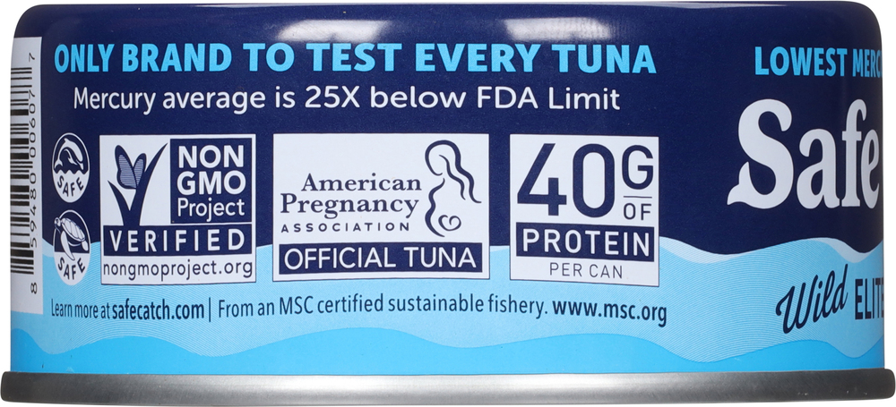 Safe Catch Elite Tuna, Pure, Elite, Wild