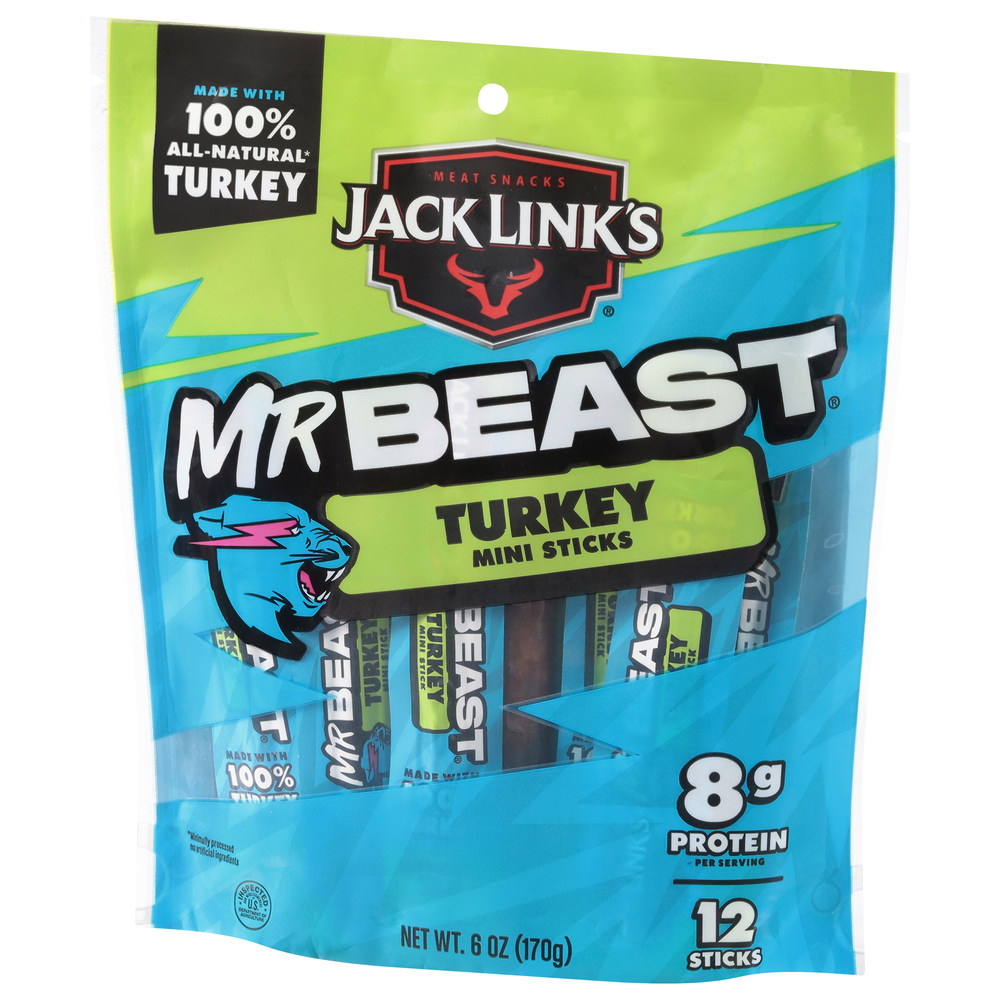 Jack Link's Mr Beast Mr Beast Turkey Mini Sticks