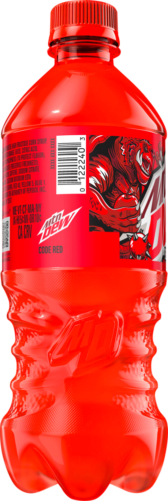 Mountain Dew Code Red Cherry Soda