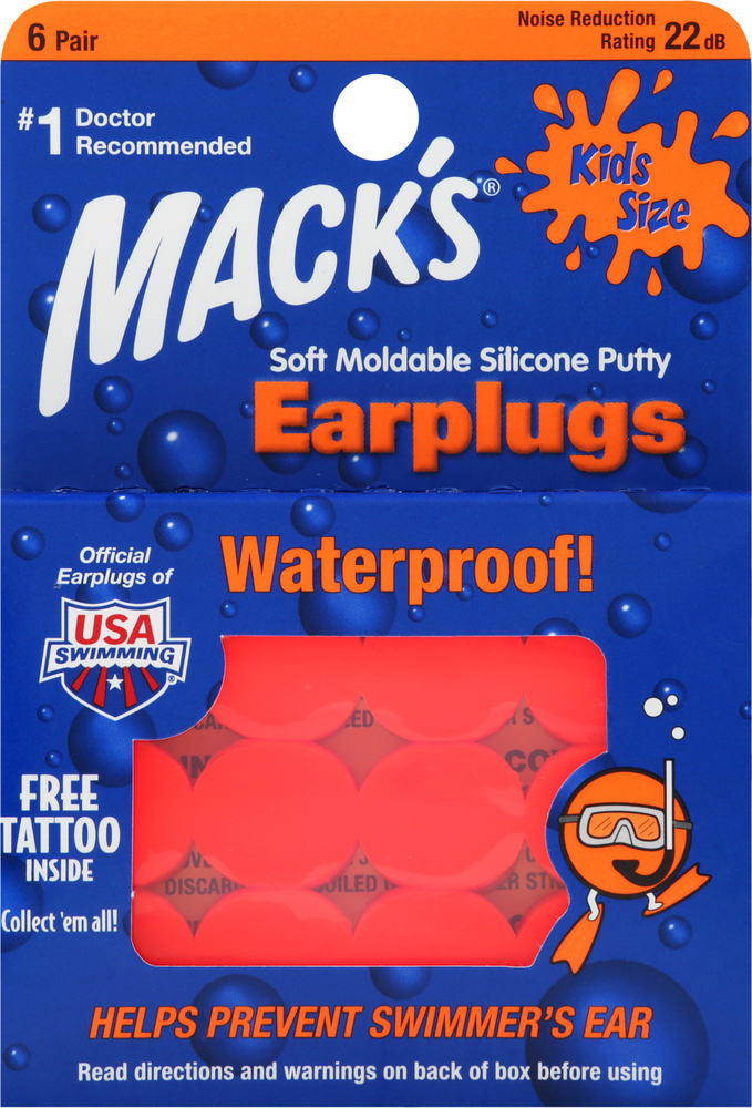 Soft Moldable Silicone Putty Ear Plugs – Kids Size - Mack's Ear Plugs