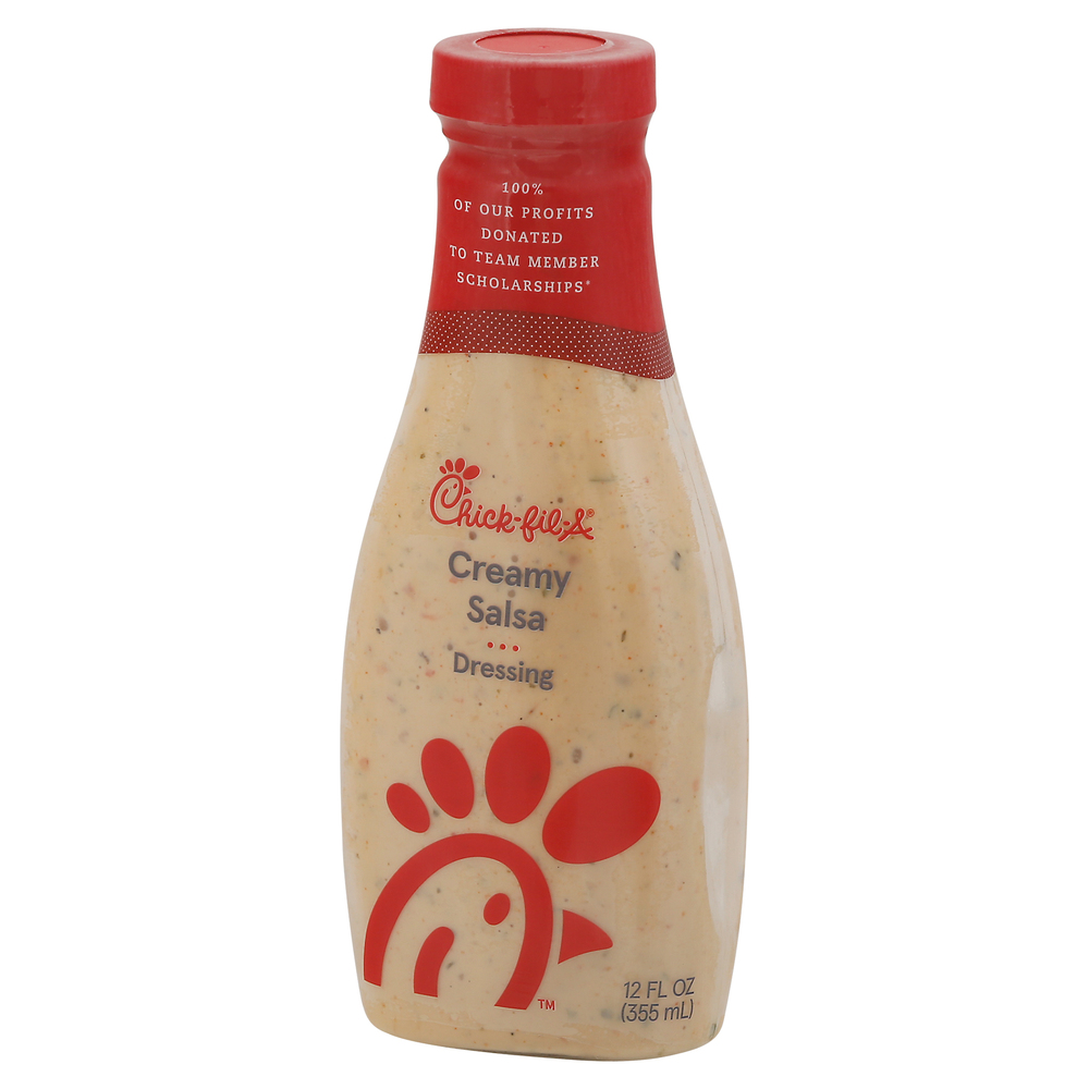 ChickFilA Dressing, Creamy SalsaFrontRightElevated