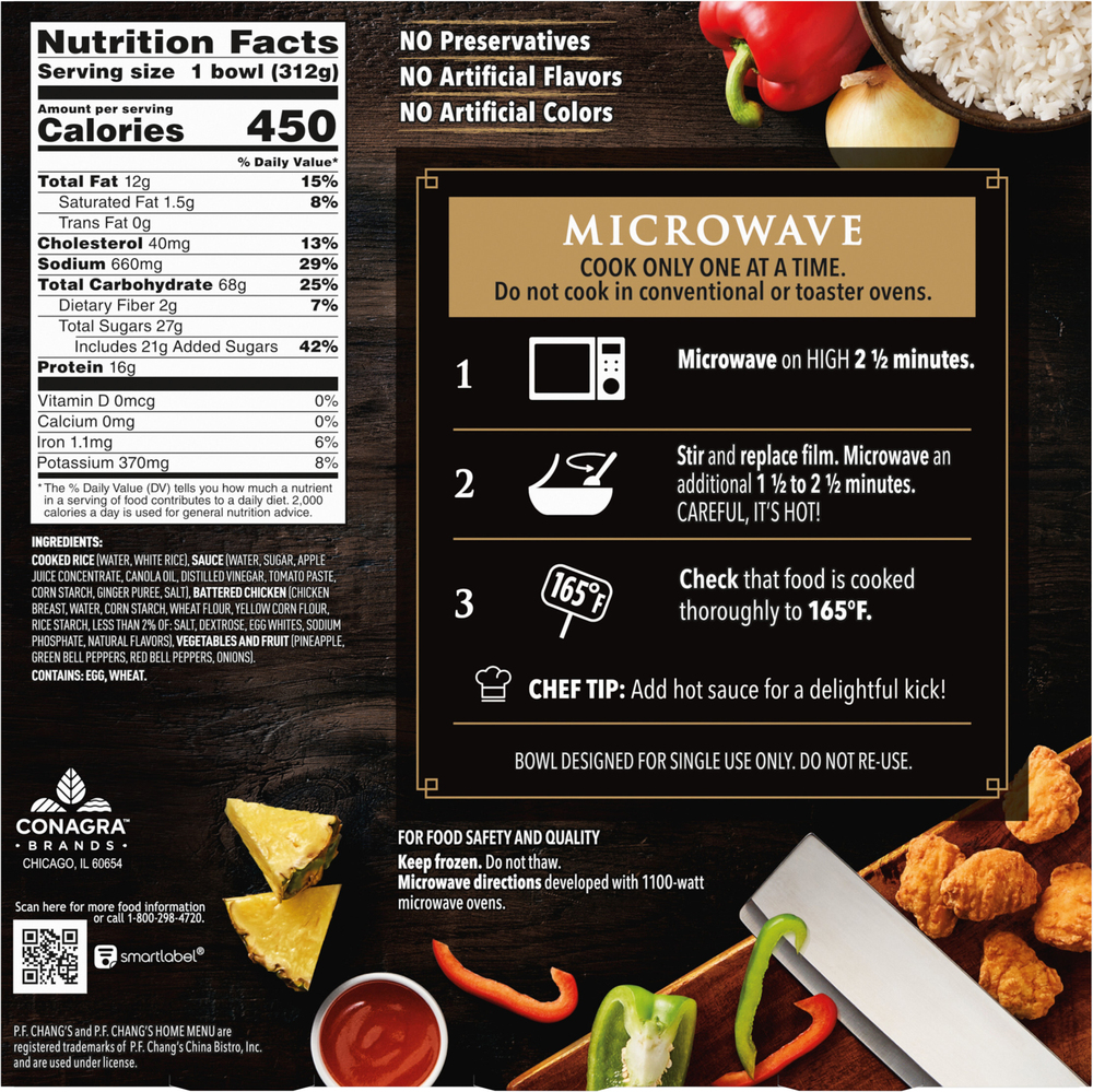 P.F. Chang's Home Menu Sweet & Sour Chicken