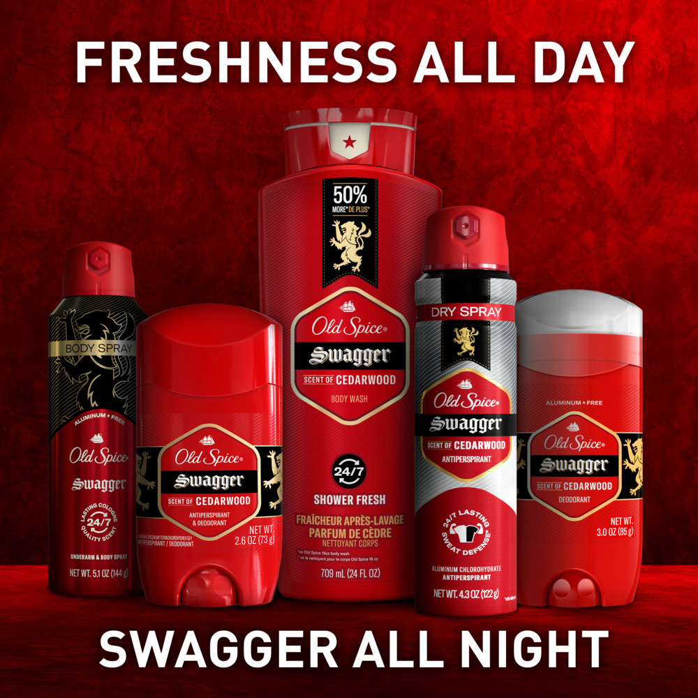 Old Spice Red Collection Aluminum Free Deodorant for men, Swagger