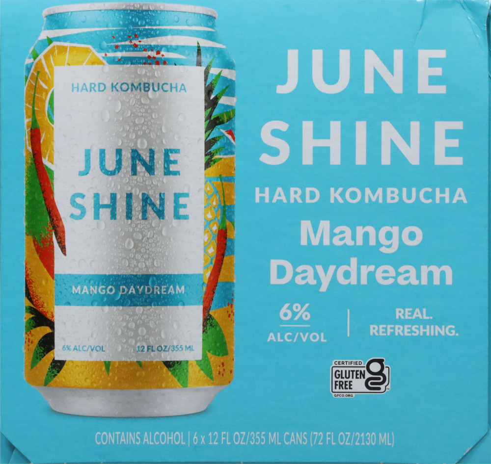 KOMBUCHA CLEANSE アイランドマンゴー 6本セット Synergy The Real Kombucha Island Bliss Same-Day Delivery or