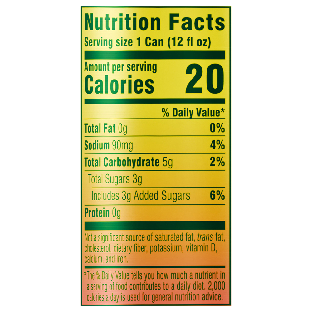 Bloom Raspberry Lemon Nutrition Label Bloom Pop Caffeine-Free Prebiotic Raspberry Lemonade Soda-Nutrition-Facts